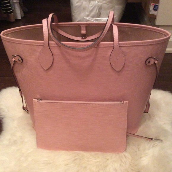 Louis Vuitton Handbags - Louis Vuitton epi - leather rose Neverfull Louis Vuitton Handbags - Louis Vuitton epi - leather rose Neverfull